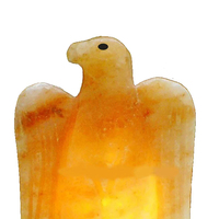 Lampe de sel en forme d'animal, sculptée à la main, en sel de roche naturel, lampe de chevet LED, lampe de table décorative