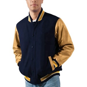 Varsity <b>Jacket</b> <b>Custom</b> Manufacturer Embroidery <b>Custom</b> Baseball Letterman Cut Leather Varsity <b>Jacket</b> <b>Custom</b> <b>Denim</b> <b>Jacket</b> - Product Image 6
