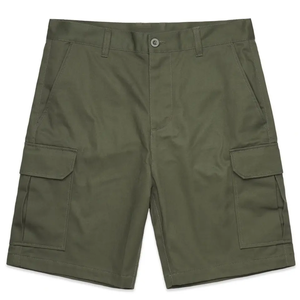 Short Cargo en Coton à Fermeture Boutonnée avec Poche pour Homme Vente en Gros Design Personnalisé Motif Solide Respectueux de l'Environnement - Product Image 1