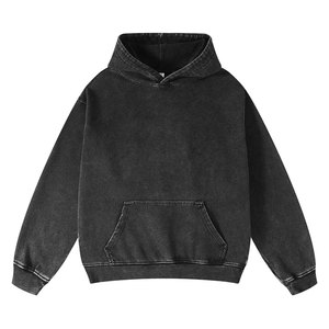 Prix de gros : Sweat à capuche délavé à l'acide, design optimal, léger, couleur personnalisable - Product Image 1