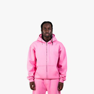 Ensemble de survêtement homme 100 % coton avec fermeture éclair et logo personnalisé, respirant, imprimé, uni, options de personnalisation complètes - Hiver 2026 - Adulte - Product Image 6