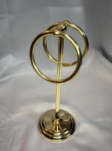 ที่วางผ้าขนหนูทองเหลืองสำหรับตกแต่งห้องน้ำ งานฝีมือสุดหรู แบบตั้งพื้น สไตล์วินเทจ ใช้ในบ้าน โรงแรม ตกแต่งภายใน - Product Image 6