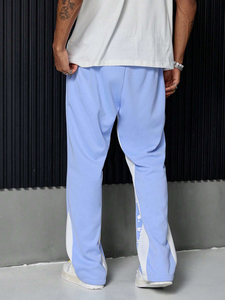 Vente en gros 26 couleurs haute qualité poids lourd 350G unisexe Hip Hop pantalons de survêtement femmes coupe ample impression personnalisée broderie Logo - Product Image 2