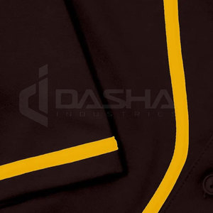 Maillots de baseball personnalisés à manches courtes et à boutons pour hommes chemises vierges respirantes au prix de gros - Product Image 3