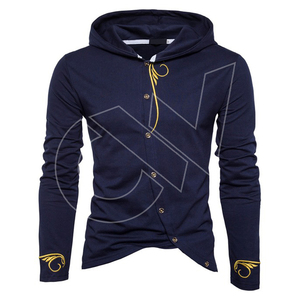 เสื้อสเวตเตอร์สวมหัวมีฮู้ดของผู้ชายเสื้อสเวตเชิ้ตแนวสตรีทผ้าฟลีซลายพื้นเป็นมิตรกับสิ่งแวดล้อมสำหรับฤดูหนาว - Product Image 1