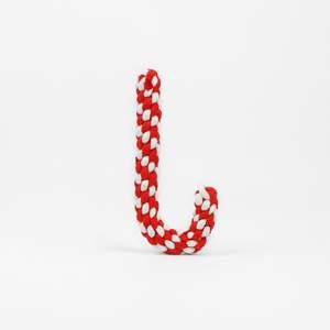 Juguete de Cuerda Trenzada para Mascotas con Diseño de Bastón de Algodón de Azúcar, Juguete de Lujo para Perros, Lindo y Duradero, con Bolsa de Empaque - Product Image 4