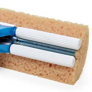 Mopa de Esponja PVA con Mango de 12-3/4 Pulgadas, Cabezal Rectangular Fácil de Escurrir, para Limpieza del Hogar y de Pisos, Material de Esponja Plástica - Product Image 3