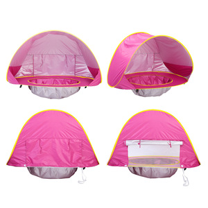 Carpa de <span class=keywords><strong>Playa</strong></span> Portátil para Niños, Impermeable, con Protección UV, Carpa Infantil, Carpa de Juego Plegable para Bebés con Piscina - Product Image 2