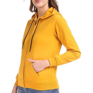 Fabricant sur mesure, sweat-shirt à capuche en coton 100% pour femmes, décontracté, hiver, tricoté, 180 g/m², impression 3D en relief sur le devant - Product Image 4