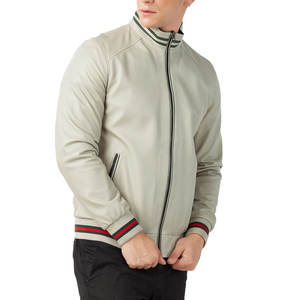 Diseña Tu Propio Estilo, Chaqueta de Cuero para Hombre, Cuello Alto, Impermeable, Resistente al Viento, Precios al por Mayor, Nueva Llegada, Precio Económico - Product Image 3