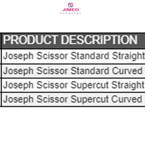 Ciseaux Joseph Premium de 15cm pour la chirurgie plastique Instruments chirurgicaux de base en acier inoxydable de haute qualité - Product Image 2