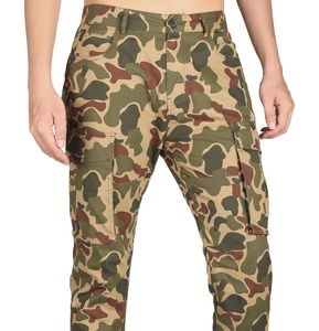 Pantalones cargo de algodón para hombre, elásticos, de peso medio, bolsillos rectos, pana bordada, diferentes colores disponibles, venta al por mayor - Product Image 5