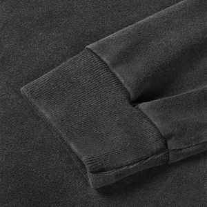 Sweat-shirt unisexe à col rond personnalisé 100% coton Sweat-shirt à col rond surdimensionné en molleton français Sweat-shirt uni Streetwear Hoodie de luxe - Product Image 3