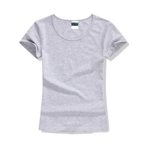 Fabricación de calidad superior Camisetas unisex 100% algodón Logotipo personalizado Camiseta de mujer lisa en blanco - Product Image 1