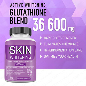 Cápsulas Veganas para el Cuidado de la Piel y el Acné, para Piel Grasa, Manchas Oscuras y Blanqueamiento de la Piel - Product Image 3