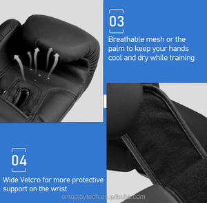 ถุงมือต่อยมวยสำหรับผู้ใหญ่ถุงมือต่อยมวยแบบฝึกมวยไทยขนาด16ออนซ์ - Product Image 5