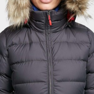 Chaqueta Bomber de Lona Tejida para Mujer, Otoño, Relleno de Poliéster, Impermeable, Chaqueta de Invierno para Exteriores - Product Image 2