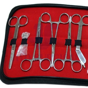 Kit d'instruments chirurgicaux de base de qualité supérieure 18 pièces en acier inoxydable BY Jiyo Surgical CO. Approuvé CE ISO - Product Image 2