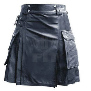 Dernier design Kilts en cuir léger Logo personnalisé Tuba adulte fabriqué au Pakistan-Articles en stock en gros - Product Image 3