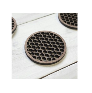 <b>Low</b> MOQ Factory Prices High Quality Marble Coasters with Premium Designed Vintage Eco-Friendly Round Shaped 2mm Thick - Product Image 2