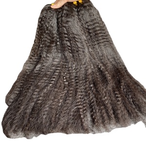 Vente en gros d'extensions de cheveux humains Kinky Straight Drop Shipping disponible - Product Image 1