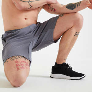 Shorts de sport pour hommes 100% polyester, respirants, pour la course à pied, l'entraînement, la salle de sport, avec fermeture élastique à la taille, short de course - Product Image 6