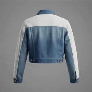 Veste en jean épaisse en coton pour femme, mode décontractée d'automne, haute qualité, respirante - Product Image 2