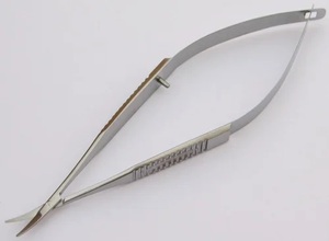 Tijeras Microquirúrgicas Tipo Resorte de Acero Inoxidable, Instrumento Quirúrgico Médico Reutilizable, Manual, Duradero y de Alta Calidad - Product Image 4