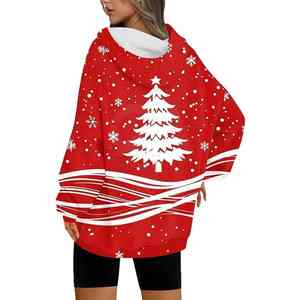 Custom Made <b>Christmas</b> Hoodies Casual Breathable Quick Dry <b>Christmas</b> Pullover <b>Hoodie</b> - Product Image 4