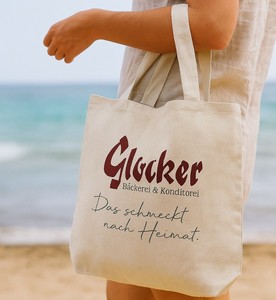 Bolsa de Algodón Natural Ecológica con Asas de Fuelle, Bolsa de Regalo Reutilizable con Estampado de Logotipo Personalizado, Venta Al por Mayor - Product Image 1