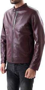 แจ็คเก็ตแฟชั่นสไตล์ไฮสตรีทสำหรับผู้ชายปี 2026 หนังวัวแท้ กันน้ำ ดีไซน์ทันสมัย ขายดีที่สุด สีสันปรับแต่งได้ตามต้องการ - Product Image 3