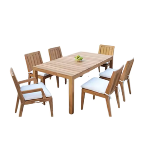 Venta caliente muebles de comedor para el hogar mesa y sillas conjunto bueno en la fabricación de restaurante de calidad en Indonesia - Product Image 1