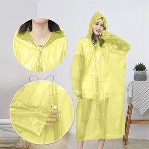 Imperméable jetable portable en PE pour homme et femme, idéal pour le voyage et la randonnée - Product Image 5