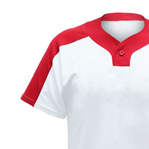 Tenues de baseball respirantes 100% polyester personnalisables de haute qualité à prix bas et faible MOQ pour le sport - Product Image 4
