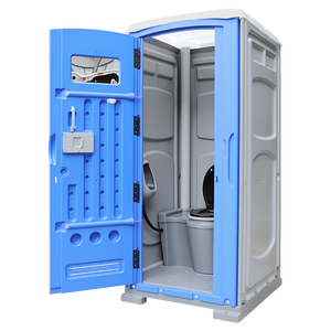 Baño Portátil de HDPE a Precio de Mayoreo, Inodoro Público Prefabricado de Plástico para Exteriores, Baño Móvil - Product Image 1