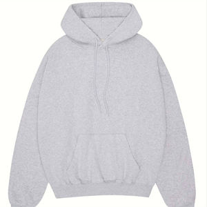 Sudadera con Capucha Unisex, 100% Algodón, Gruesa, Talla Grande, con Logotipo Personalizado Bordado, Diseño Invernal, Estilo Deportivo, Antiarrugas, Ropa Urbana para Hombre - Product Image 1