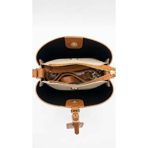 Structured Handbag in Genuine Dollaro Leather - Made in <b>Italy</b> - Art. 26083 - Product Image 5