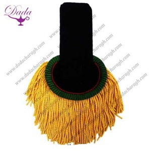 Officiers d'état-major de cavalerie épaulettes or cavalerie russe brodé tissu cousu de haute qualité - Product Image 3