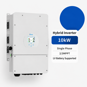 สต็อกคลังสินค้า EU อินเวอร์เตอร์ไฮบริด Deye SUN-10K-SG02LP1-EU-AM3 10kW เฟสเดียว สำหรับใช้ในบ้าน รองรับแบตเตอรี่แรงดันต่ำ - Product Image 1