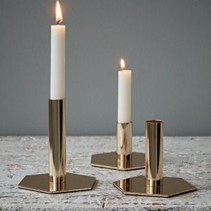 Crystal and Gold Sparkling Christmas Candle Holder Customized Print for Wedding Tables and Party Decor - Product Image 1