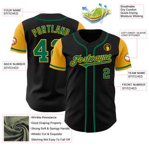 Jersey de béisbol de softbol personalizado para hombres, impresión por sublimación con nombre y número cosidos, transpirable de secado rápido - Product Image 5