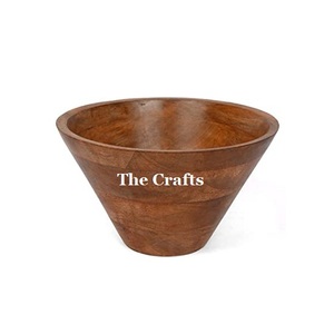 Wooden Food <b>Serving</b> <b>Bowl</b> With Superior Quality Dinnerware <b>Bowl</b> For Soup Chocolate And <b>Salad</b> <b>Bowl</b> In Bulk - Product Image 2