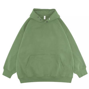 Sweat-shirt à capuche surdimensionné en coton 100% de 550 g/m², vente en gros, impression numérique personnalisée pour l'hiver - Product Image 2