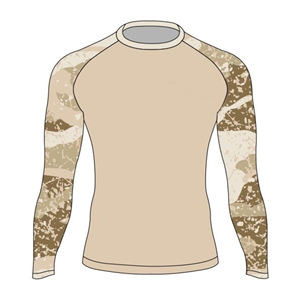 เสื้อรัดรูปแบบซับลิเมชันสำหรับผู้ชายเสื้อแรนต์ฟิตเนสบลาซิล - Product Image 2