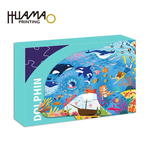 Wholesale Kids Animal Shaped Jigsaw Puzzle <b>Gift</b> <b>Box</b> Custom <b>Large</b> Piece Ocean Forest Wildlife Educational Puzzle Toy for Children - Product Image 4