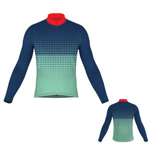 Jersey de ciclismo ligero de alta calidad para hombres Diseños personalizados cómodos Jersey de uniforme impreso - Product Image 3