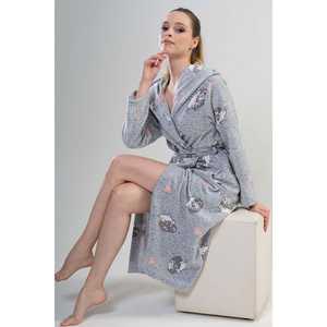 Robe longue à capuche en polaire pour femme avec poches, manteau confortable pour femme - Product Image 6