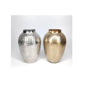 ชุดแจกันดอกไม้โลหะกลวงแบบพรีเมี่ยมทันสมัย2ชิ้นตกแต่งบ้านห้องนั่งเล่นงานแต่งงาน - Product Image 2