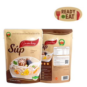 Súp gà & nấm Shiitake ngon tự nhiên bữa ăn tươi ít muối nước dùng dài thời hạn sử dụng ngay lập tức súp mre sẵn sàng để ăn - Product Image 2