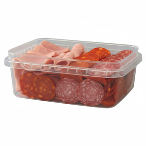 Boîte de rangement alimentaire moderne en plastique pour la cuisine, durable, anti-poussière, pour réfrigérateur, garde-manger, avec couvercle - Product Image 3
